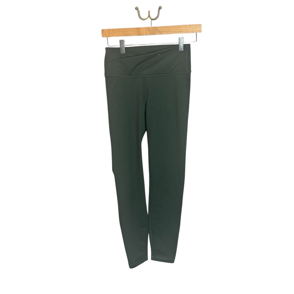 Old Navy Cloud Comfy Extra High-Rise Leggings Green Women's Small Althletic